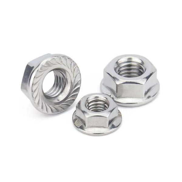 VIVI Bike Universal Flange Nut M12-1.75mm Serrated Hex Nuts