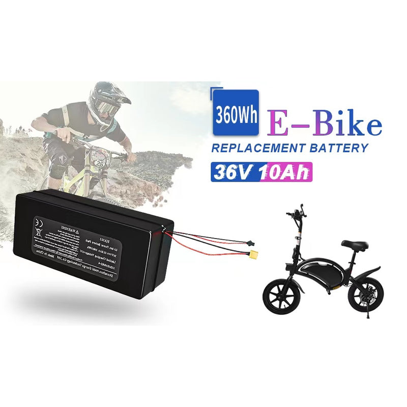 Batteria al litio VIVI HA103 36V 10Ah per bici elettrica Vivi 26LGB/M026TGB/MT26G