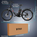 VIVI C26 26 Inch 250W European Electric City Bike City Cruiser Bicycle - Viviebike